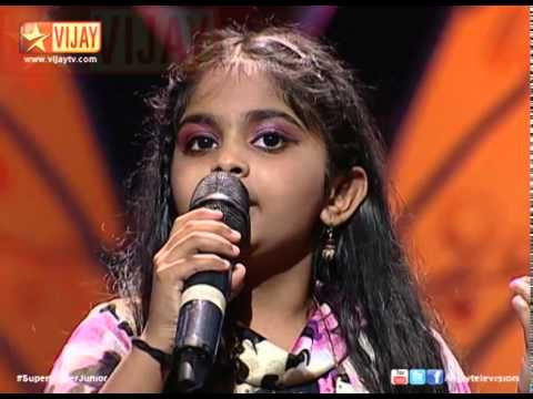 Super Singer Junior - Ninaithu Ninaithu Parthen by Pravasthi