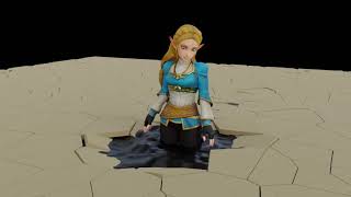 Zelda Got Stuck In The Mud - Animation