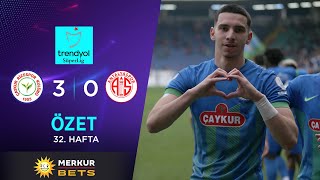 Merkur-Sports | Ç. Rizespor (3-0) B. Antalyaspor - Highlights/Özet | Trendyol Sü