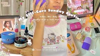 My Self-Care Sunday Routine Hair Skin Body Nail Care Realistic & Aesthetic
