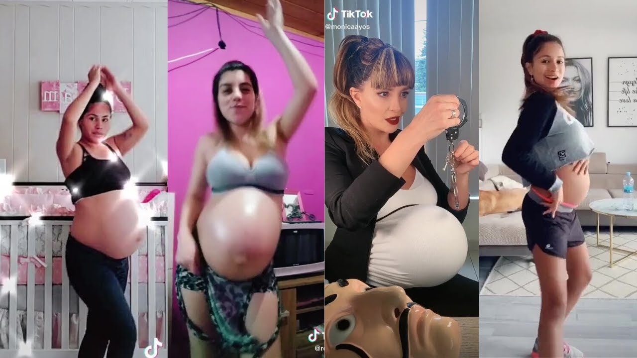 Sexy pregnant teen solo compilation
