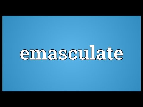 Header of emasculate