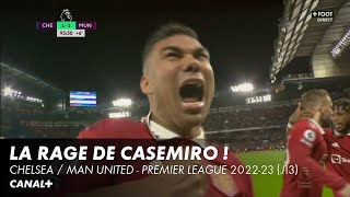 Le But De Casemiro À La Dernière Minute Lors De Man United Chelsea - Premier League 2022-2023