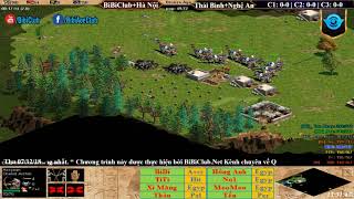 AoE 44 Random BiBiClub + Xi Măng vs Thái Bình + No.1 Ngày 12/07/2018