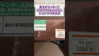 11000円のジャンクNew3Dsll本体の症状は