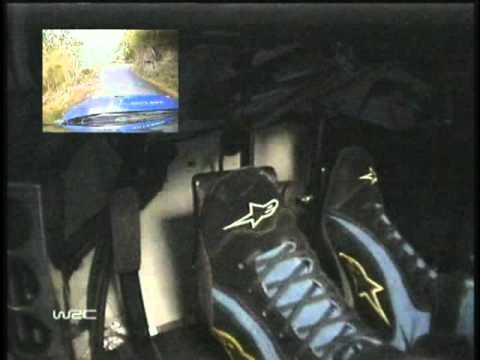 Petter Solberg WRC Rally Italy 2003 Onboard pure sound FOOT CAM