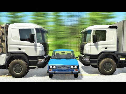Страшные аварии с грузовиками! Вывозим металлолом - BeamNG Drive Страшные аварии с грузовиками! Вывозим металлолом - BeamNG Drive
