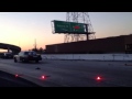 Car accident on 405 freeway Los Angeles