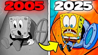 All The History And Evolution Of Spongebob 19952025