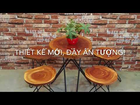 Bàn ghế cho quán cà phê đẹp mê mẩn - Nội Thất Sơn Kim