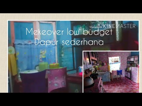 Makeover dapur sederhana manjadi pink