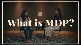 What is MDP? (KDI School Program Overview)