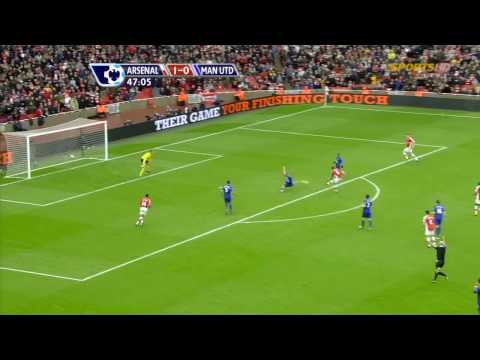 Sami Nasri's Goal vs Manchester United