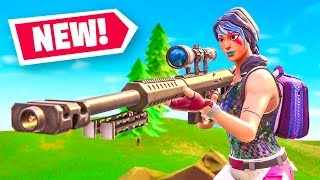 *NEW* LEGENDARY HEAVY SNIPER GAMEPLAY in Fortnite Battle Royale