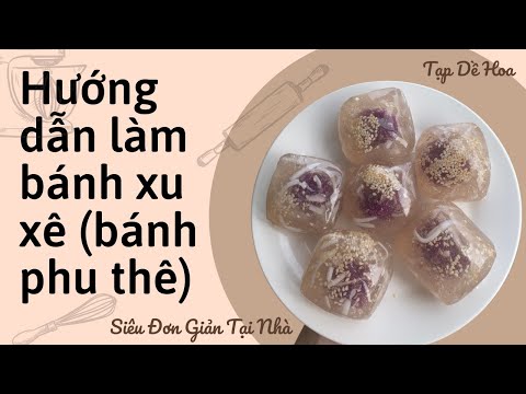 Cách làm bánh xu xê mochi