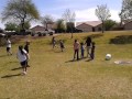 Easter Park Day - Pancake mix panty hose balls BATTLE 4-7-12