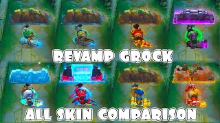 Revamp Grock All Skin Comparison Old Vs Revamp