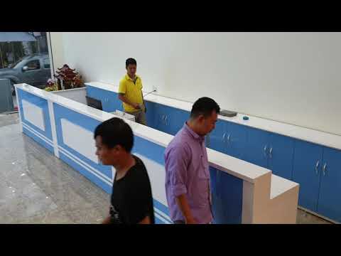 Tủ và bàn quầy nhựa cho cửa hàng bán máy tính, điện thoại. Lh 0912348820