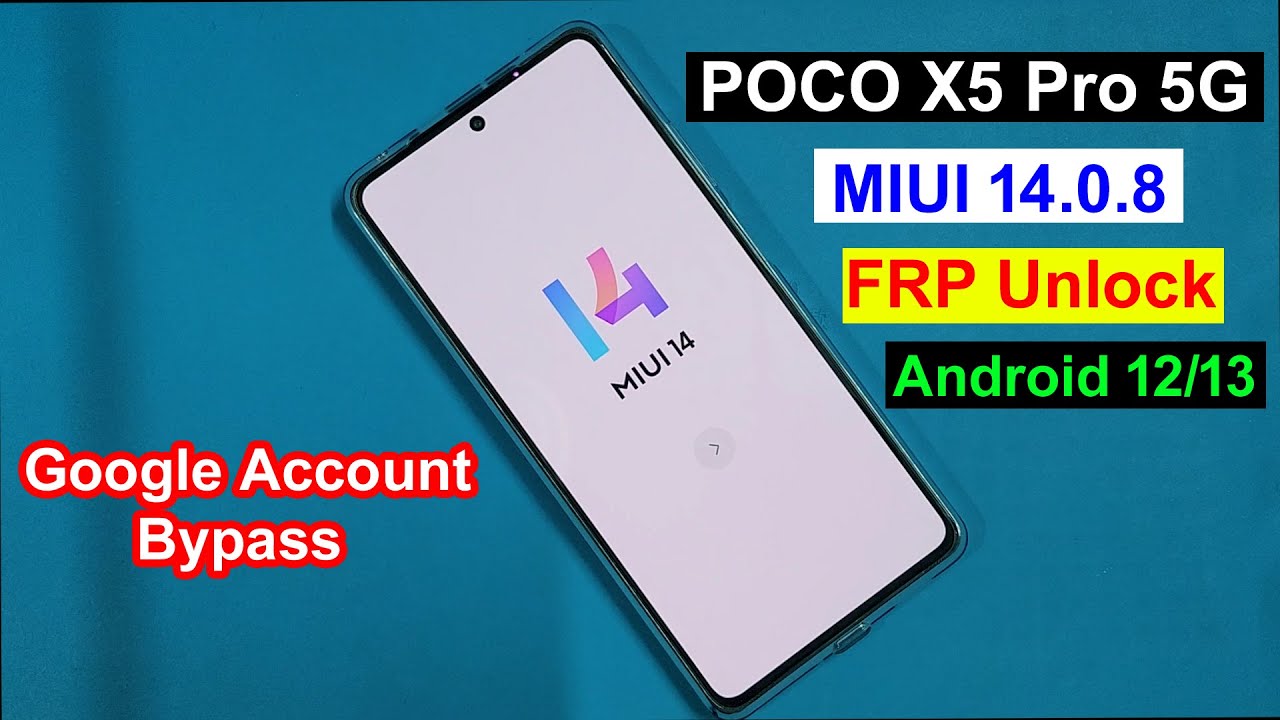 Xiaomi Poco X5 Pro 5g MIUI 14 Frp Unlock Without Pc | Xiaomi Poco X5 Pro 5g MIUI 14 Frp Unlock Without Pc |
