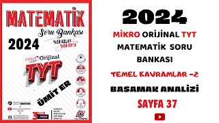 Mi̇kro Tyt Soru Bankasi Temel Kavramlar Syf 37 Umiter55
