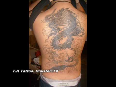Asian Dragon Tattoo (by TK Ha in Houston ,TX). Artwork of TK Ha.