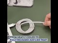 No tangle magnetic charging cord
