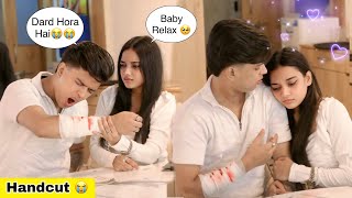 Hand Cut Prank Prank On Kashish Gone Emotional Shahfaiz World