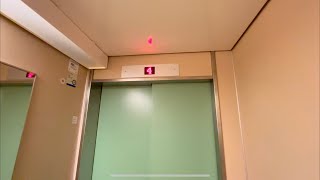 1985 Kone Mod. By Alt Roped Hydraulic Elevator Storgatsbacken 18C, Värnamo, Sweden.