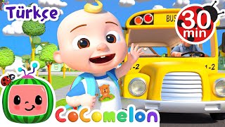 Otobüsün Tekerleri̇ Dönüyor | CoComelon Turkish | Bebekler için Şarkılar | Çocuk