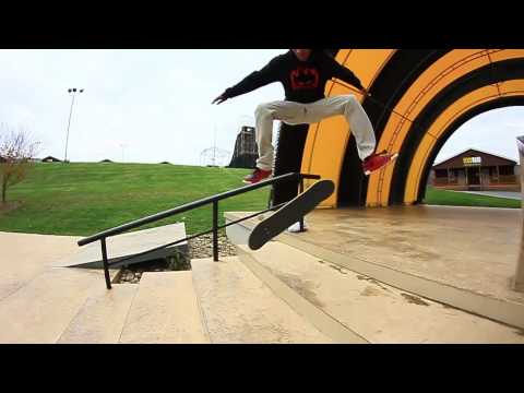 NOLLIE HEEL down stairs at  WOODWARD