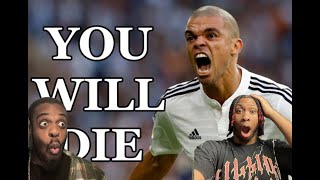 Pepe Craziest Moments Tackles, Fights, Fouls & Red Cards