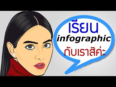 คอร์สเรียน infographic สำหรับไม่มีพื้นฐานเลย เรียนง่าย จบแล้วทำได้เลย