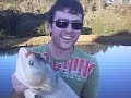 Video de Carpa cabecuda 8,5kg sem isca (toca do jundia pesca & camping / dois vizinhos - pr)