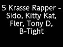5 Krasse Rapper-Sido,Kitty Kat,Fler,B-Tight,Tony D