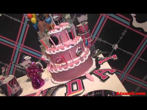 Monster Truck Birthday Party Supplies on Para El Evento Presentaci  N Del Helado Kiss De Las Monster High
