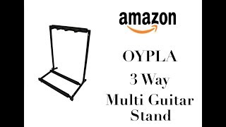 Amazon Oypla 3 Way Multi Guitar Rack Holder Stand - Review