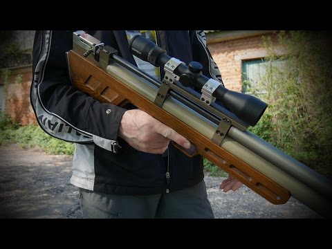 Мощная самодельная пневматическая винтовка Мощная самодельная пневматическая винтовка