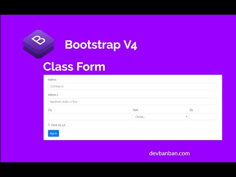 Bootstrap4 Class form สร้างฟอร์มให้ดูแพง สอนทำเว็บฟรี