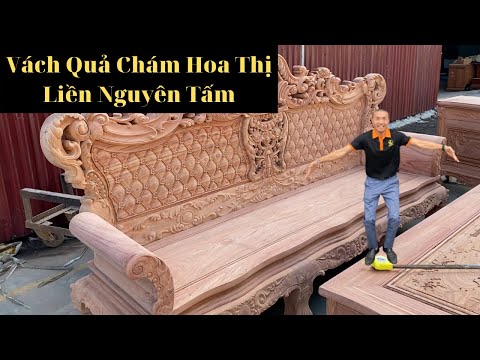 Review Combo Phòng Khách Của Anh Sính ở Tuyên Quang. Bàn Ghế Louis Hoàng Gia Đục Quả Chám Hoa Thị