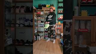 Into Full Adidas Outfit With Cargo Pants & Yeezy 350 Glow