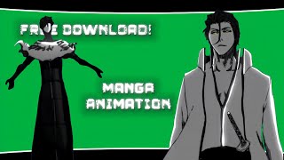 Aizen Manga Animation Green Screen Free Download