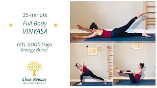 35-min Vinyasa Flow I Energy Boost I Feel Good Yoga I Full Body Yoga (anytime of the day)