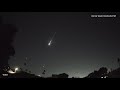 Purple Meteor exploding over Phoenix, AZ (2-4-2020) 4K