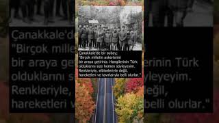 Türk Askeri, Tavrıyla Belli Olur Çanakkalenin Unutulmaz Sözü