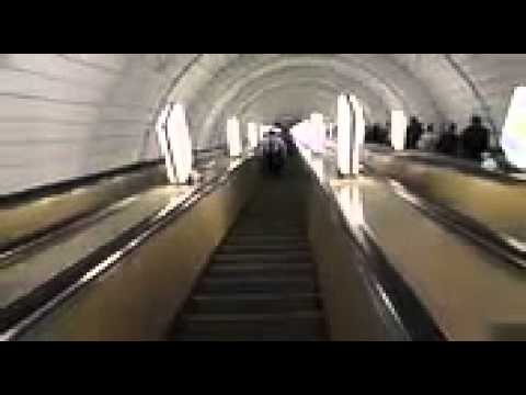 Kiev Subway Escalator