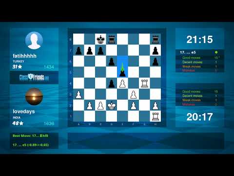 Chess Game Analysis: lovedays fatihhhhh : 10 (By ChessFriends.com)