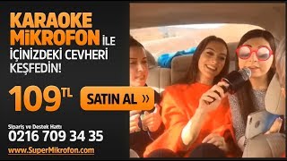 Süper Mikrofon - Höparlörü Üzerinde Karaoke Mikrofon - .Supermikrofon