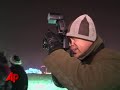 Raw Video: Ice Buildings Tower at China Festival