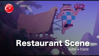 Emperor's New Groove - Restaurant Scene - Turkish (Subs + Trans)