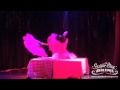 Sugar Blue Burlesque - A'dora Derriere - Flamingo Fan Dance